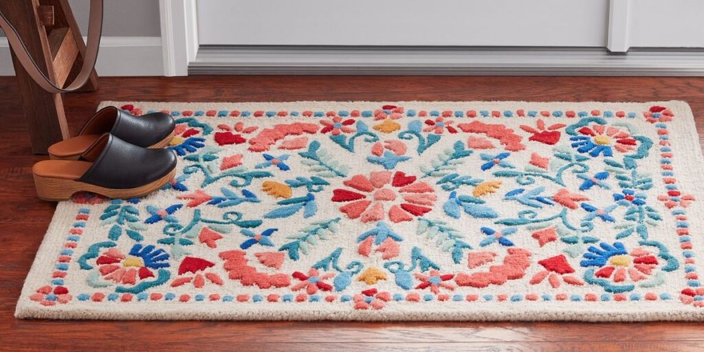 What is the secret to choosing an area rug?
