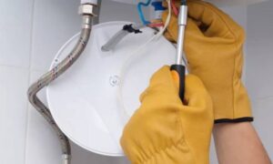 How do you improve the efficiency of your hot water system?