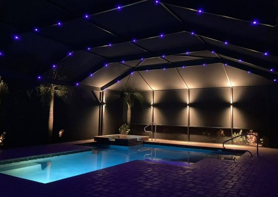 Screen Enclosure Lighting in Clearwater, FL